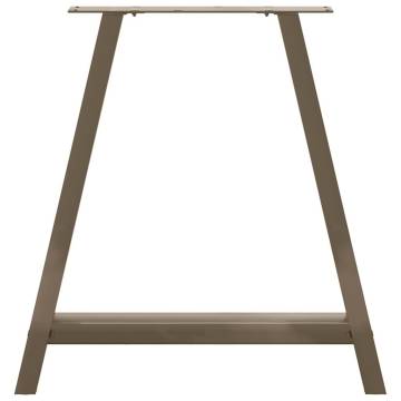 A-Shaped Coffee Table Legs | Durable Steel | 80x(72-73) cm