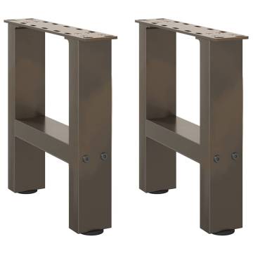 Coffee Table Legs Natural Steel - 30x(30-31) cm | Hipo Market