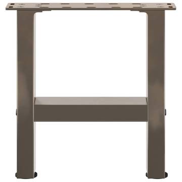 Coffee Table Legs Natural Steel - 30x(30-31) cm | Hipo Market