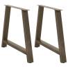 A-Shaped Coffee Table Legs 100x(72-73) cm - Durable Steel