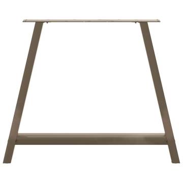 A-Shaped Coffee Table Legs 100x(72-73) cm - Durable Steel