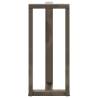 Bar Table Legs T-Shaped - 2 pcs Natural Steel | Hipomarket