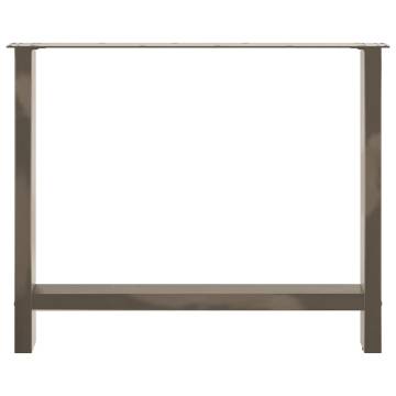 Natural Steel Coffee Table Legs - Durable & Stylish | HipoMarket