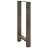 Coffee Table Legs Natural Steel - 50x(90-91) cm | Hipomarket UK