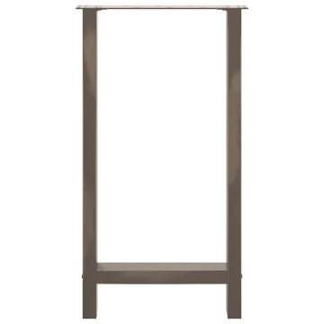 Coffee Table Legs Natural Steel - 50x(90-91) cm | Hipomarket UK