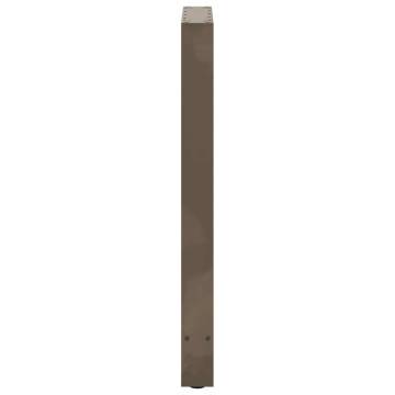 Coffee Table Legs Natural Steel - 50x(90-91) cm | Hipomarket UK