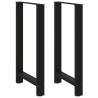  Coffee Table Legs Black 2 pcs 60x(100-101) cm Steel Colour black Size 60 x (100-101) cm Quantity in Package 2 Number of 1 