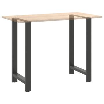 Stylish Anthracite Coffee Table Legs - 60x(100-101) cm Steel