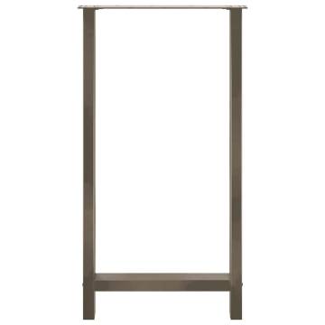 Coffee Table Legs Natural Steel - 60x(110-111) cm | HipoMarket