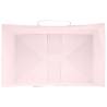 50 pcs Pink Paper Bags with Handles - Eco-Friendly & Versatile