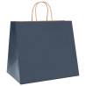 Buy Blue Paper Bags 50 pcs with Handles - Eco-Friendly & Durable