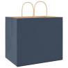 Buy Blue Paper Bags 50 pcs with Handles - Eco-Friendly & Durable