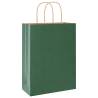 Sustainable Green Paper Bags 250 pcs with Handles - Hipomarket