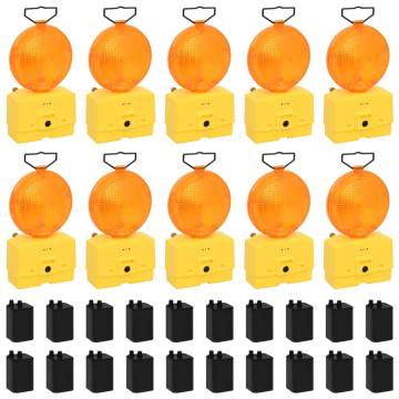 Construction Site Lights Set - 10 pcs with Batteries | HipoMarket