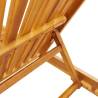 Sun Loungers Set of 2 - Solid Acacia Wood | Hipo Market