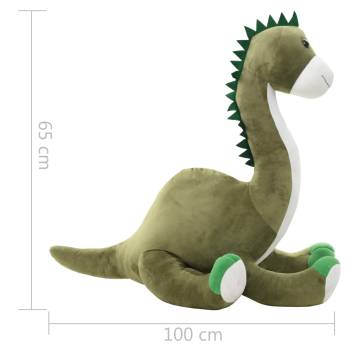 Dinosaur Brontosaurus Cuddly Toy Plush Green - Soft & Fun