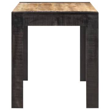 Solid Rough Mango Wood Dining Table 140x70 cm - Stylish & Durable