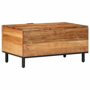 Coffee Table 80x50x40 cm - Solid Acacia Wood | HipoMarket