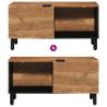 Coffee Table 80x50x40 cm - Solid Acacia Wood | HipoMarket