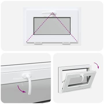 Basement Window RISOR 60x40 cm Tilt - Durable & Safe