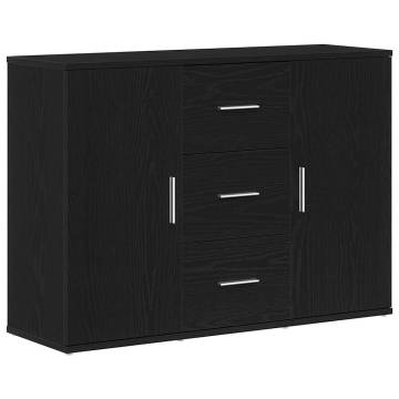 Black Oak Sideboard - Stylish Storage Solution | Hipomarket