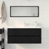 Sink Cabinet Black Oak - Space-Saving Storage Solution