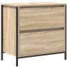 Bathroom Basin Cabinet with Drawers - Sonoma Oak - 60x34.5x60 cm