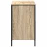 Bathroom Basin Cabinet with Drawers - Sonoma Oak - 60x34.5x60 cm