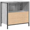 Bathroom Basin Cabinet Grey Sonoma - Modern Storage Solution