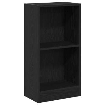 Bookcase Black Oak 40x24x76 cm Engineered Wood | HipoMarket