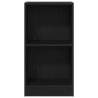 Bookcase Black Oak 40x24x76 cm Engineered Wood | HipoMarket