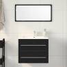  Bathroom Sink Cabinet Black Oak 60x38.5x48 cm Engineered Wood Colour black oak Size 60 x 38.5 x 48 cm Number of 1 Number of Pieces 