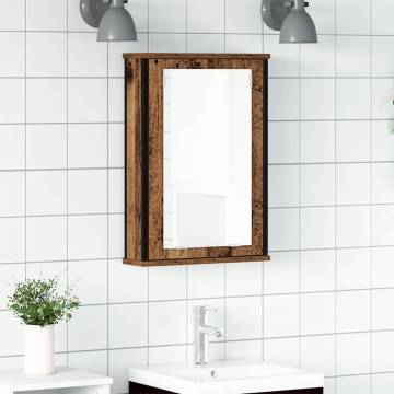 Bathroom Mirror Cabinet Old Wood 42x12x60 cm - Hipomarket UK