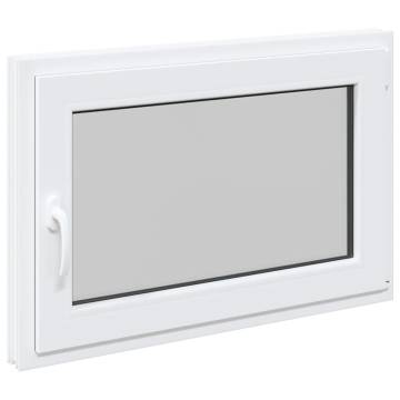 Basement Window RISOR 90x60 cm Tilt & Turn - White PVC