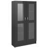 Vitrine Cabinet High Gloss Black - Stylish Storage Solution