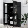 Vitrine Cabinet High Gloss Black - Stylish Storage Solution