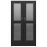 Vitrine Cabinet High Gloss Black - Stylish Storage Solution