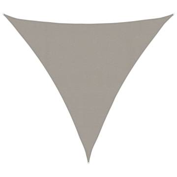 Sunshade Sail 160 gm² Triangular Light Grey 4x4m HDPE | HipoMarket