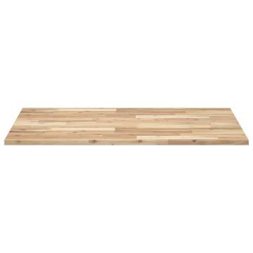 Table Top Rectangular 80x70 cm Solid Wood Acacia - Hipomarket