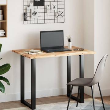 Untreated Acacia Wood Desk Top 80x70 cm - Stylish & Durable