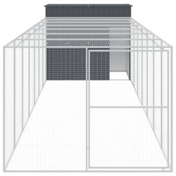 Dog House with Run - Durable Galvanised Steel | HipoMarket