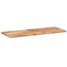 Rectangular Solid Wood Acacia Table Top - 80x30cm