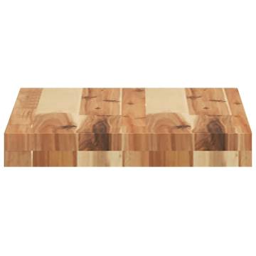 Rectangular Solid Acacia Table Top - 40x30x4 cm | HipoMarket