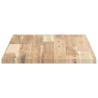 Floating Shelf 80x40x2 cm | Untreated Solid Wood Acacia