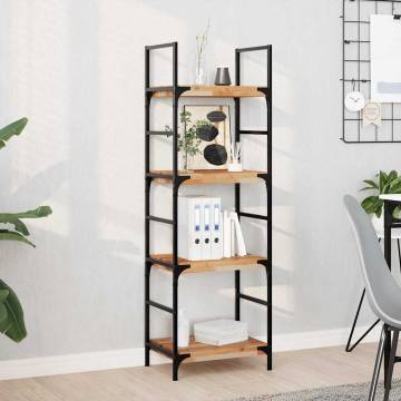 Floating Shelves - 4 pcs Solid Acacia Wood Storage | HipoMarket