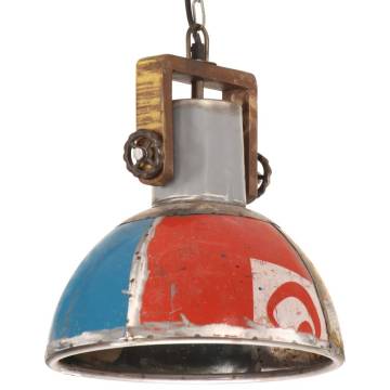 Industrial Hanging Lamp 25W - Multicolour Round 30cm E27 | HipoMarket