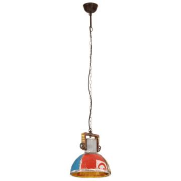 Industrial Hanging Lamp 25W - Multicolour Round 30cm E27 | HipoMarket