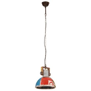 Industrial Hanging Lamp 25W - Multicolour Round 30cm E27 | HipoMarket