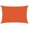 Sunshade Sail 3x4.5m Rectangular Orange - Durable HDPE