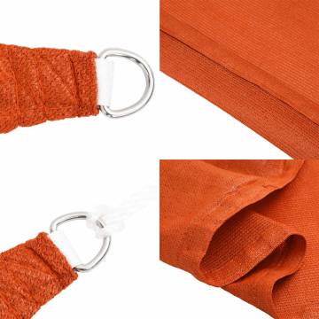 Sunshade Sail 3x4.5m Rectangular Orange - Durable HDPE